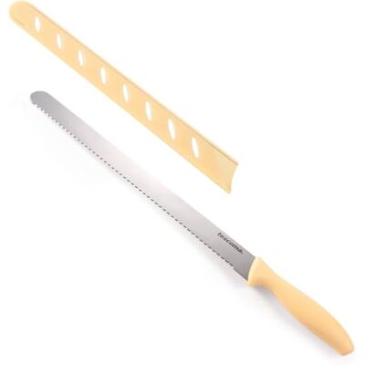 Tescoma DELICIA Tortenmesser 30 cm aus Kunststoff in Gelb zum Schneiden und Servieren von Kuchen Torten und Gebäck ideal für antihaftbeschichtete Backformen und empfindliche Oberflächen Tescoma DELICIA Tortenmesser 30 cm aus Kunststoff in Gelb zum Schneiden und Servieren von Kuchen Torten und Gebäck ideal für antihaftbeschichtete Backformen und empfindliche Oberflächen