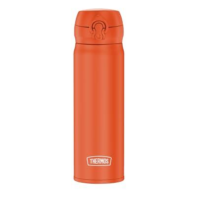 Thermos ULTRALIGHT BOTTLE 0,50l, glowing orange mat, flasche aus Edelstahl, 10 heiß / 20 h kalt, absolut dicht für Wasser, Tee, stille Getränke Thermos ULTRALIGHT BOTTLE 0,50l, glowing orange mat, flasche aus Edelstahl, 10 heiß / 20 h kalt, absolut dicht für Wasser, Tee, stille Getränke