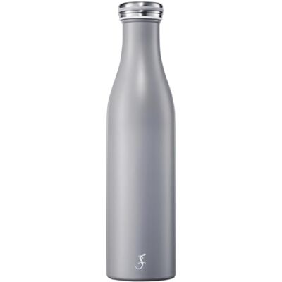 Lurch Edelstahl-Isolierflasche 0,75 l in Jura grey Perfekt für jede Aktivität Lurch Edelstahl-Isolierflasche 0,75 l in Jura grey Perfekt für jede Aktivität