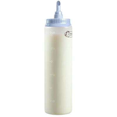 Bestron Teigportionierer mit Skala, Teigdosierer für 700 ml, für Crepes, Poffertjes, Pfannkuchen, Waffeln, Muffins oder Donutteig, Farbe: Blau/Weiß Bestron Teigportionierer mit Skala, Teigdosierer für 700 ml, für Crepes, Poffertjes, Pfannkuchen, Waffeln, Muffins oder Donutteig, Farbe: Blau/Weiß
