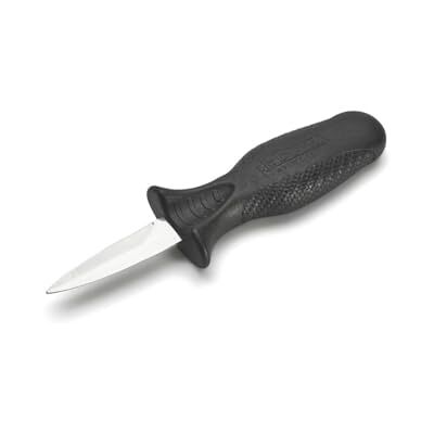 DE BUYER Austernmesser mit Klinge aus Edelstahl Messer zum Öffnen von Austern Muscheln und Krabbentieren, schwarz DE BUYER Austernmesser mit Klinge aus Edelstahl Messer zum Öffnen von Austern Muscheln und Krabbentieren, schwarz