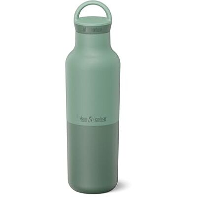 Klean Kanteen Rise klassische Isolierflasche aus Edelstahl, mit Bogenschlaufenverschluss, in der Farbe Iceberg, Fassungsvermögen: 590 ml, 1011491 Klean Kanteen Rise klassische Isolierflasche aus Edelstahl, mit Bogenschlaufenverschluss, in der Farbe Iceberg, Fassungsvermögen: 590 ml, 1011491