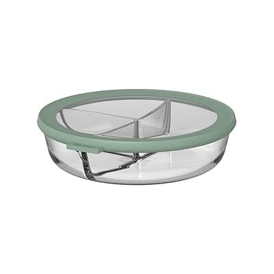 Mepal Glas Bento Schüssel Cirqula Meal Prep Gläser Hitzebeständig bis 550°C, ohne Deckel Geeignet für Backofen, Mikrowelle, Gefrierschrank und Spülmaschine 250+250+500 ml Nordic sage Mepal Glas Bento Schüssel Cirqula Meal Prep Gläser Hitzebeständig bis 550°C, ohne Deckel Geeignet für Backofen, Mikrowelle, Gefrierschrank und Spülmaschine 250+250+500 ml Nordic sage