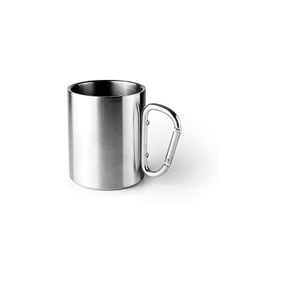 IBILI Tasse mit Karabiner, 350 ml, Edelstahl 18/10, doppelwandig IBILI Tasse mit Karabiner, 350 ml, Edelstahl 18/10, doppelwandig
