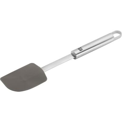 ZWILLING Pro Teigschaber, Länge: 28 cm, Rostfreier Edelstahl und lebensmittelechtes Silikon, Silber ZWILLING Pro Teigschaber, Länge: 28 cm, Rostfreier Edelstahl und lebensmittelechtes Silikon, Silber