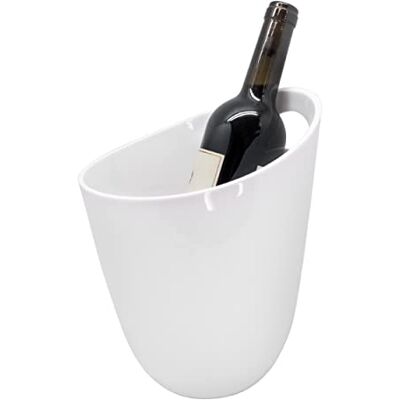 VB VIN BOUQUET Vin Bouquet FIE 1121 Sektkühler weiß für 1 Flasche Wein Sekt Champagner VB VIN BOUQUET Vin Bouquet FIE 1121 Sektkühler weiß für 1 Flasche Wein Sekt Champagner