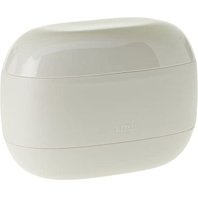 Alessi Food à Porter SA02 G dreiteilige Brotbox aus Thermoplastik-Kunststoff, Grau, 10 cm Alessi Food à Porter SA02 G dreiteilige Brotbox aus Thermoplastik-Kunststoff, Grau, 10 cm