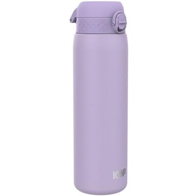 ion8 1 Liter Leicht Edelstahl Trinkflasche, Nicht Isoliert, Auslaufsicher, Einhandöffnung, Sichere Verriegelung, Spülmaschinenfest, Klappdeckel, Tragegriff, Leicht zu Reinigen, Lila ion8 1 Liter Leicht Edelstahl Trinkflasche, Nicht Isoliert, Auslaufsicher, Einhandöffnung, Sichere Verriegelung, Spülmaschinenfest, Klappdeckel, Tragegriff, Leicht zu Reinigen, Lila