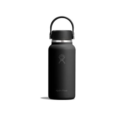 Hydro Flask – Micro Hydro 300 ml (10 oz) Auslaufsichere Mini-Flasche mit abnehmbarer FlexClip Trageschlaufe – Bis zu 24 Std. kalt, 9 Std. heiß – Black Hydro Flask – Micro Hydro 300 ml (10 oz) Auslaufsichere Mini-Flasche mit abnehmbarer FlexClip Trageschlaufe – Bis zu 24 Std. kalt, 9 Std. heiß – Black