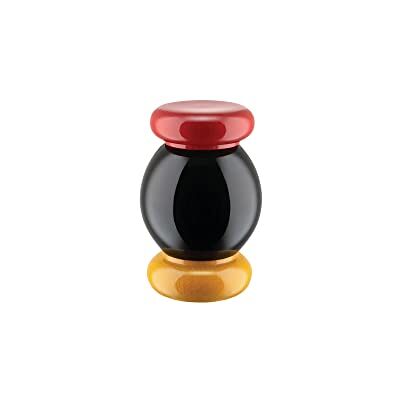 Alessi Totem Domestici ES18 Design Salz-, Pfeffer- und Gewürzmühle aus Buchen-, Schwarz-, Gelb- und Rotholz Alessi Totem Domestici ES18 Design Salz-, Pfeffer- und Gewürzmühle aus Buchen-, Schwarz-, Gelb- und Rotholz
