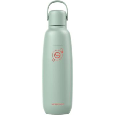 sodastream 0,9L Fizz&go COOL Edelstahlflasche Kompatibel mit DUO, E-DUO, TERRA, ENSO, ART, GAIA Wassersprudler, doppelwandige isoliert, hält bis zu 12H warm & kalt, Farbe: Mint, 1er-Pack sodastream 0,9L Fizz&go COOL Edelstahlflasche Kompatibel mit DUO, E-DUO, TERRA, ENSO, ART, GAIA Wassersprudler, doppelwandige isoliert, hält bis zu 12H warm & kalt, Farbe: Mint, 1er-Pack