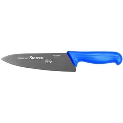 Starrett Profi-Kochmesser BKL301-8 Breites dreieckiges 8" (200mm) ultrascharfes Küchenmesser mit langlebiger Klinge Schneidemesser aus Edelstahl mit blauem Griff (DV86206) Starrett Profi-Kochmesser BKL301-8 Breites dreieckiges 8" (200mm) ultrascharfes Küchenmesser mit langlebiger Klinge Schneidemesser aus Edelstahl mit blauem Griff (DV86206)