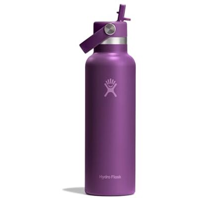 Hydro Flask – Standard Flex Straw Cap 621 ml (21 oz) Bottle – Edelstahl, Auslaufsicher, Becherhalter kompatibel – Isoliert Kalt 24 Std – Beachplum Hydro Flask – Standard Flex Straw Cap 621 ml (21 oz) Bottle – Edelstahl, Auslaufsicher, Becherhalter kompatibel – Isoliert Kalt 24 Std – Beachplum