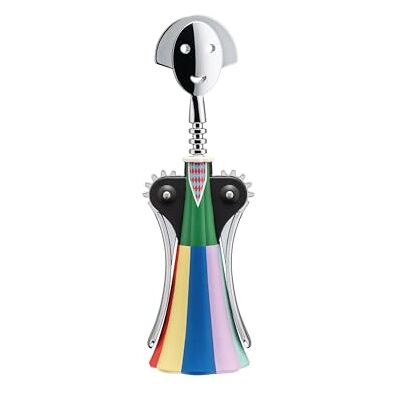 Alessi Anna G. Parade AM01A 5 – Design-Korkenzieher, aus AlkiPaper und Verchromtem Zamak, Mehrfarbig Alessi Anna G. Parade AM01A 5 – Design-Korkenzieher, aus AlkiPaper und Verchromtem Zamak, Mehrfarbig