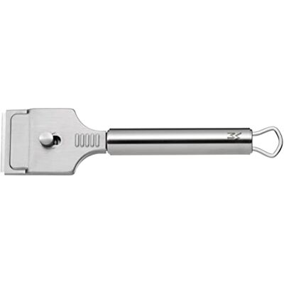 WMF Profi Plus Kochfeldschaber 19,5 x 5 cm, Glaskeramik Schaber, Cromargan Edelstahl teilmattiert, spülmaschinengeeignet WMF Profi Plus Kochfeldschaber 19,5 x 5 cm, Glaskeramik Schaber, Cromargan Edelstahl teilmattiert, spülmaschinengeeignet