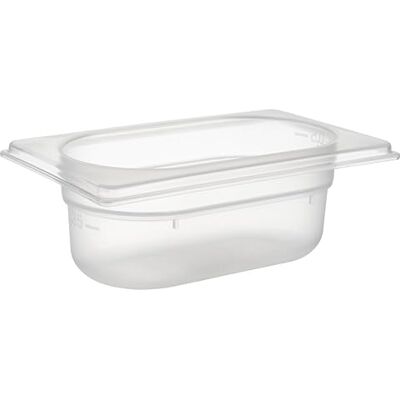 APS 82150 GN-Behälter 1/9, 17,6 x 10,8 cm, 65 mm tief, 0,6 Liter, Skalierung, Polypropylen APS 82150 GN-Behälter 1/9, 17,6 x 10,8 cm, 65 mm tief, 0,6 Liter, Skalierung, Polypropylen