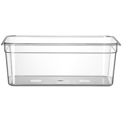 HENDI Gastronormbehälter, Temperaturbeständig von -40° bis 110°C, Skalierung, Geruchs- und geschmackneutral, 28L, Polycarbonat, GN 1/1, 530x325x(H) 200mm, Transparent HENDI Gastronormbehälter, Temperaturbeständig von -40° bis 110°C, Skalierung, Geruchs- und geschmackneutral, 28L, Polycarbonat, GN 1/1, 530x325x(H) 200mm, Transparent