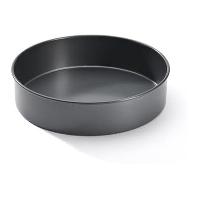DE BUYER Runde Kuchenform aus antihaftbeschichtetem Stahl Durchmesser 20 cm, Höhe 5 cm 4718.20, Schwarz DE BUYER Runde Kuchenform aus antihaftbeschichtetem Stahl Durchmesser 20 cm, Höhe 5 cm 4718.20, Schwarz