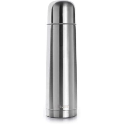 IBILI 753805 Isolierbehälter für Flüssigkeiten, mit doppelter Innenwand, Innenwand aus Edelstahl, 18/10, mit abschraubbarem Deckel, Fassungsvermögen: 500 ml IBILI 753805 Isolierbehälter für Flüssigkeiten, mit doppelter Innenwand, Innenwand aus Edelstahl, 18/10, mit abschraubbarem Deckel, Fassungsvermögen: 500 ml
