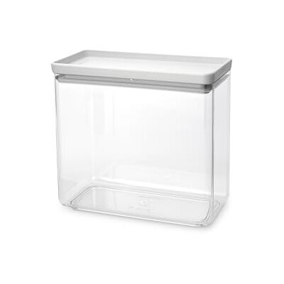 Brabantia TASTY+ Stapelbarer Behälter XL Vorratsdose mit Silikondichtung für die Küche Gefäß für trockene und feuchte Lebensmittel, Zucker, Mehl 3.5 l Fassungsvermögen Light Grey Brabantia TASTY+ Stapelbarer Behälter XL Vorratsdose mit Silikondichtung für die Küche Gefäß für trockene und feuchte Lebensmittel, Zucker, Mehl 3.5 l Fassungsvermögen Light Grey