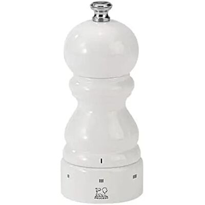 Peugeot Pfeffermühle Paris u‘Select 12 cm 6 voreingestellte Mahlgrade Aus PEFC-zertifiziertem Holz White Laquered Peugeot Pfeffermühle Paris u‘Select 12 cm 6 voreingestellte Mahlgrade Aus PEFC-zertifiziertem Holz White Laquered