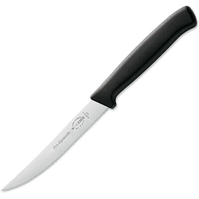 F. DICK ProDynamic Universalmesser mit Wellenschliff (Steakmesser, Klingenlänge 11 cm, Küchenmesser für kleine Schneidaufgaben, Klinge X55CrMo14 Stahl, Härte 56° HRC) 82612112, Schwarz F. DICK ProDynamic Universalmesser mit Wellenschliff (Steakmesser, Klingenlänge 11 cm, Küchenmesser für kleine Schneidaufgaben, Klinge X55CrMo14 Stahl, Härte 56° HRC) 82612112, Schwarz