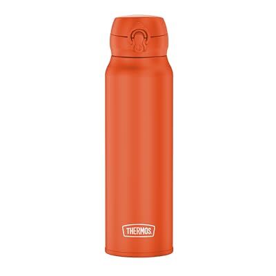 Thermos ULTRALIGHT BOTTLE 0,75l, glowing orange mat, flasche aus Edelstahl, 10 heiß / 20 h kalt, absolut dicht für Wasser, Tee, stille Getränke Thermos ULTRALIGHT BOTTLE 0,75l, glowing orange mat, flasche aus Edelstahl, 10 heiß / 20 h kalt, absolut dicht für Wasser, Tee, stille Getränke