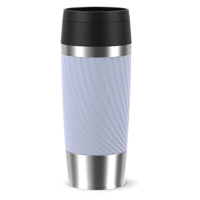 Emsa Travel Mug Classic Twist Isolierbecher 0,36 Liter, Comfort-Schraubverschluss, Quick-Press, auslaufsicher, spülmaschinenfest, 4h warm, 8h kalt, lavendel, N2025600 Emsa Travel Mug Classic Twist Isolierbecher 0,36 Liter, Comfort-Schraubverschluss, Quick-Press, auslaufsicher, spülmaschinenfest, 4h warm, 8h kalt, lavendel, N2025600