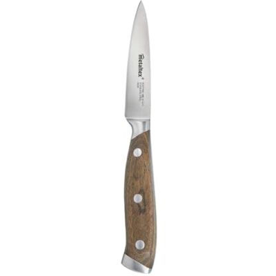 Metaltex Heritage Schälmesser, hochwertige 9 cm Klinge, scharf, rostfrei HR57, Braun Metaltex Heritage Schälmesser, hochwertige 9 cm Klinge, scharf, rostfrei HR57, Braun