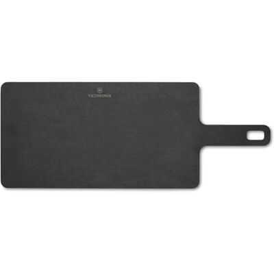 Victorinox Schneidebrett mit Servier-Griff, Handy Serie Cutting Board, 35.6 x, 19 x, 0.5, Klingenschonend, Spülmaschinengeeignet, Schwarz Victorinox Schneidebrett mit Servier-Griff, Handy Serie Cutting Board, 35.6 x, 19 x, 0.5, Klingenschonend, Spülmaschinengeeignet, Schwarz