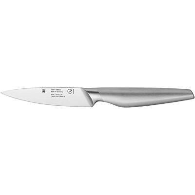 WMF Chef's Edition Allzweckmesser, Spickmesser 21 cm, Küchenmesser Made in Germany, Messer geschmiedet, Performance Cut, Spezialklingenstahl, Holzbox, Klinge 10 cm WMF Chef's Edition Allzweckmesser, Spickmesser 21 cm, Küchenmesser Made in Germany, Messer geschmiedet, Performance Cut, Spezialklingenstahl, Holzbox, Klinge 10 cm