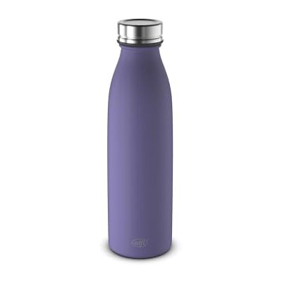 alfi PURE BOTTLE 500ml, lila, iris bloom, Isolierflasche aus Edelstahl, kohlensäurefest, 12h heiß 24h kalt, Auslaufsicher, für Schule, Unterwegs & Büro alfi PURE BOTTLE 500ml, lila, iris bloom, Isolierflasche aus Edelstahl, kohlensäurefest, 12h heiß 24h kalt, Auslaufsicher, für Schule, Unterwegs & Büro