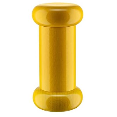 Alessi Totem Domestici ES19 1 Design Salz-, Pfeffer- und Gewürzmühle aus Buchen-, Gelb-, Schwarz- und Weißholz Alessi Totem Domestici ES19 1 Design Salz-, Pfeffer- und Gewürzmühle aus Buchen-, Gelb-, Schwarz- und Weißholz
