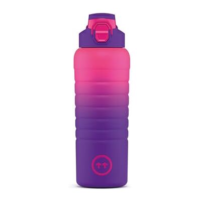 Cool Bottles Sport Thermosflasche aus Edelstahl 725 ml mit 2 Verschlüssen (Fitness & Cycling) Trinkflasche für Fitness und Training Hält Getränke 36h kalt / 18h heiß Los Angeles Cool Bottles Sport Thermosflasche aus Edelstahl 725 ml mit 2 Verschlüssen (Fitness & Cycling) Trinkflasche für Fitness und Training Hält Getränke 36h kalt / 18h heiß Los Angeles