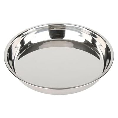 Baumalu Rundes Backblech aus Edelstahl Abmessungen 38 cm Silberfarben Multifunktional für Backen und Servieren Pflegeleicht Langlebig 1 Stück Baumalu Rundes Backblech aus Edelstahl Abmessungen 38 cm Silberfarben Multifunktional für Backen und Servieren Pflegeleicht Langlebig 1 Stück
