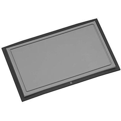 WMF Touch Schneidebrett Kunsstoff 32 x 20 cm, Tranchierbrett mit Saftrille, Küchenbrett klingenschonend, schwarz WMF Touch Schneidebrett Kunsstoff 32 x 20 cm, Tranchierbrett mit Saftrille, Küchenbrett klingenschonend, schwarz