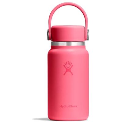 Hydro Flask – Micro Hydro 200 ml (6.7 oz) – Auslaufsichere, isolierte Mini-Flasche mit Clip-On-Trageriemen – Kalt & heiß bis zu 7 Std. – Kompakt & robust – Popstar Pink Hydro Flask – Micro Hydro 200 ml (6.7 oz) – Auslaufsichere, isolierte Mini-Flasche mit Clip-On-Trageriemen – Kalt & heiß bis zu 7 Std. – Kompakt & robust – Popstar Pink