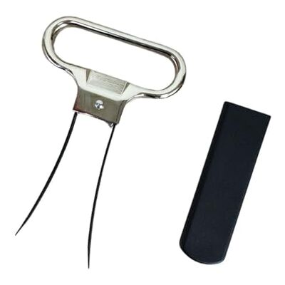 FACKELMANN Korkenzieher, professioneller Sommelier-Korkenzieher, Lamellen-Korkenzieher mit Flaschenöffner, langlebig und robust, Zink und ABS, 11 x 5 cm, 1 Stück FACKELMANN Korkenzieher, professioneller Sommelier-Korkenzieher, Lamellen-Korkenzieher mit Flaschenöffner, langlebig und robust, Zink und ABS, 11 x 5 cm, 1 Stück
