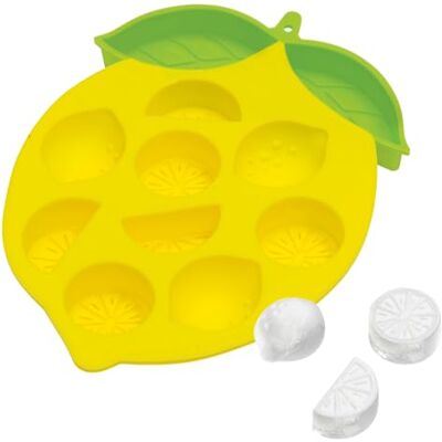 moses . Zitrone Eiswürfelform Freezy Lemon – Silikonform für 11 Zitronen-Eiswürfel, flexible Eiswürfelform, für Cocktails, Sommerdrinks, Desserts, spülmaschinengeeignet moses . Zitrone Eiswürfelform Freezy Lemon – Silikonform für 11 Zitronen-Eiswürfel, flexible Eiswürfelform, für Cocktails, Sommerdrinks, Desserts, spülmaschinengeeignet