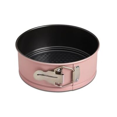 wenco Mini-Springform, 18 cm Durchmesser, ideal für kleine Kuchen, hochwertige Antihaftbeschichtung, aus robustem Stahl, hitzebeständig, in stilvollem Rosa, leicht zu reinigen wenco Mini-Springform, 18 cm Durchmesser, ideal für kleine Kuchen, hochwertige Antihaftbeschichtung, aus robustem Stahl, hitzebeständig, in stilvollem Rosa, leicht zu reinigen