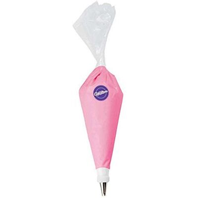 Wilton Einweg-Spritzbeutel 24 Stück, Einweg-Torten-Spritzbeutel für Alle Spritztüllen, Dekorationsbeutel, Disposable Decorating Bags 30 cm Wilton Einweg-Spritzbeutel 24 Stück, Einweg-Torten-Spritzbeutel für Alle Spritztüllen, Dekorationsbeutel, Disposable Decorating Bags 30 cm