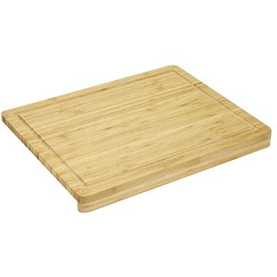 alpina Schneidebrett über Arbeitsplatte – mit Saftrille – 45 x 35 x 3,5 cm – Bambus, Braun alpina Schneidebrett über Arbeitsplatte – mit Saftrille – 45 x 35 x 3,5 cm – Bambus, Braun