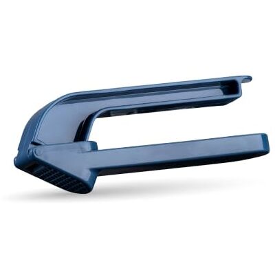 FACKELMANN Knoblauchpresse Essential – Ergonomisches Design, Dunkelblau, Leicht & Spülmaschinengeeignet, Silber FACKELMANN Knoblauchpresse Essential – Ergonomisches Design, Dunkelblau, Leicht & Spülmaschinengeeignet, Silber