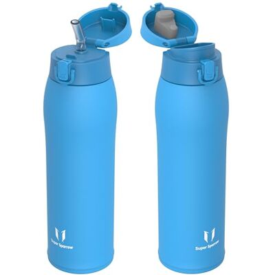 Super Sparrow Edelstahl Trinkflasche 950ml Thermosflasche 2 Deckel Super Sparrow Edelstahl Trinkflasche 950ml Thermosflasche 2 Deckel