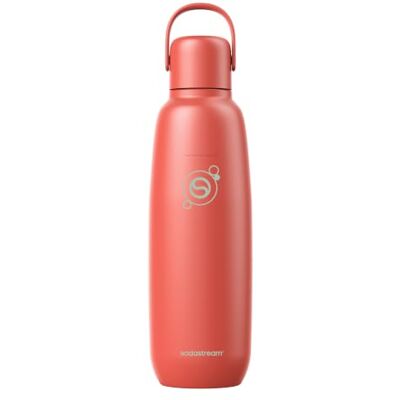sodastream fizz & go Edelstahlflasche 0,9L, Thermosflasche, Papaya Orange sodastream fizz & go Edelstahlflasche 0,9L, Thermosflasche, Papaya Orange