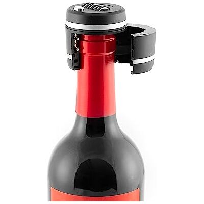 InnovaGoods ® Weinstopfen mit Kombination, Elegantes Design für Ihre Weinflasche, Weinstopfen für Flaschen Ø28mm Max, originelle Geschenke für Männer, Weinflasche, Schwarz InnovaGoods ® Weinstopfen mit Kombination, Elegantes Design für Ihre Weinflasche, Weinstopfen für Flaschen Ø28mm Max, originelle Geschenke für Männer, Weinflasche, Schwarz