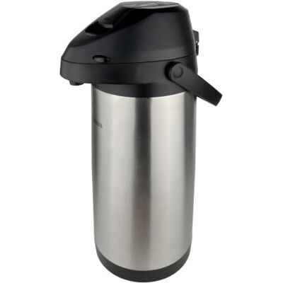 Pioneer 5,0 l Edelstahl-Hebel-Thermoskanne, auslaufsichere Flasche für heiße und kalte Getränke, einfacher Pump-Getränkespender für Veranstaltungen Pioneer 5,0 l Edelstahl-Hebel-Thermoskanne, auslaufsichere Flasche für heiße und kalte Getränke, einfacher Pump-Getränkespender für Veranstaltungen