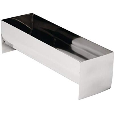 VOGUE U-förmige Terrinenform aus Edelstahl 1,1 Liter / 260 mm, Silber, Größe: 260 x 80 x 75 mm, Pflegeleicht, E585 VOGUE U-förmige Terrinenform aus Edelstahl 1,1 Liter / 260 mm, Silber, Größe: 260 x 80 x 75 mm, Pflegeleicht, E585