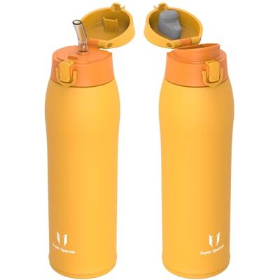 Super Sparrow Edelstahl Trinkflasche 950ml Thermosflasche 2 Deckel Super Sparrow Edelstahl Trinkflasche 950ml Thermosflasche 2 Deckel