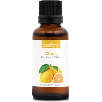 La Compagnie des Sens ZITRONE (Citrus limon) BIO 30 ml Hochwertiges ätherisches Öl 100 % rein, natürlich, chemotypisiert & vollständig La Compagnie des Sens ZITRONE (Citrus limon) BIO 30 ml Hochwertiges ätherisches Öl 100 % rein, natürlich, chemotypisiert & vollständig